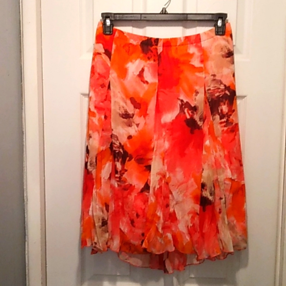 Christopher & Banks floral Skirt, Sz XL